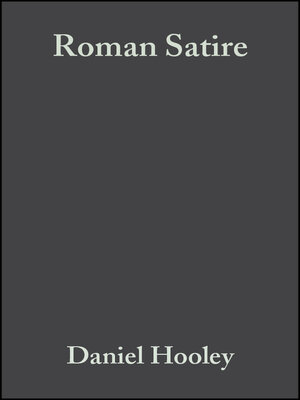 cover image of Roman Satire